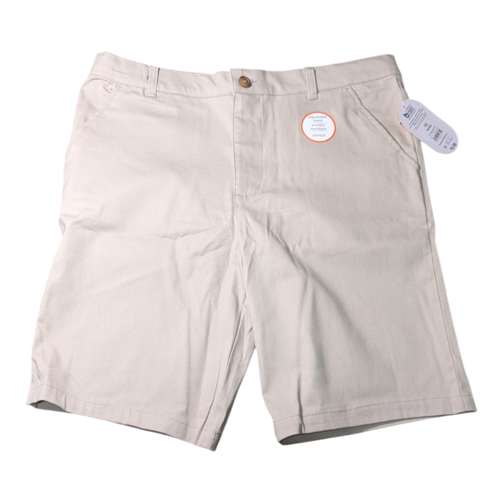 Wonder Nation - Boys - 16 Husky - Flat Front Twill Shorts - Tan - NWT